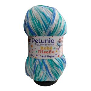 Lana Petunia Bebé Diseño 100gr 402