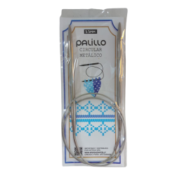 Palillo circular metálico 8.0 80cms (metal/metal)