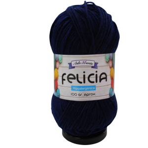 Lana ArteMania Felicia 100gr 65 Azul Marino