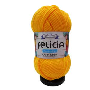 Lana ArteMania Felicia 100gr 841 Amarillo oro