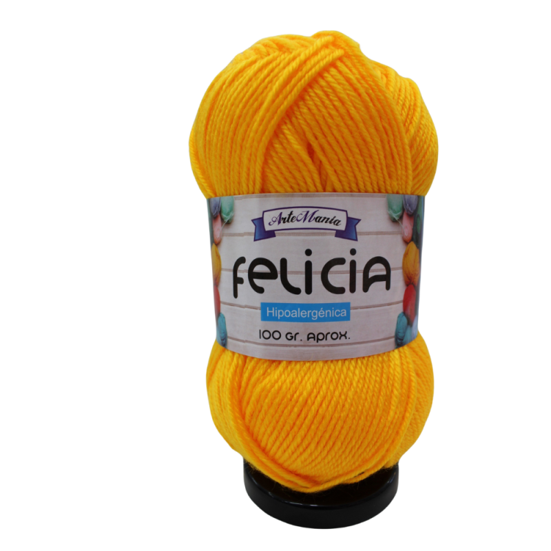 Lana ArteMania Felicia 100gr 841 Amarillo oro