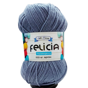 Lana ArteMania Felicia 100gr 872 Gris medio